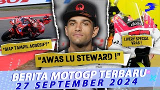 PANAS🔥 Martin Mulai Ancam Steward 😲Bagnaia Mau Tampil Agresif di Mandalika 😡 Livery Merah Putih VR46 [upl. by Rita227]