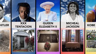 Tombstones of the Most Famous People Who Died  Comparison [upl. by Enrica]