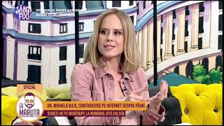 Dr Mihaela Bilic este importantă pâinea în alimentație [upl. by Valerle765]