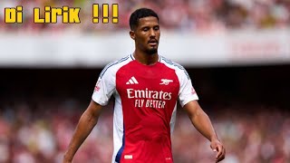 mantap  Wiliam saliba di lirik Real Madrid untuk itu Arsenal wajib juara 🔥 [upl. by Rednirah45]