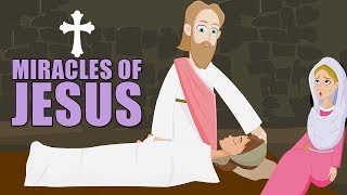 Bible Stories Miracles of Jesus   Children Christian Bible Cartoon Movie [upl. by Ernestine425]