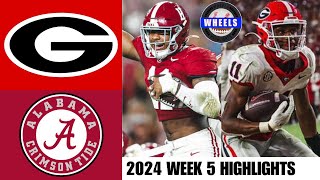 2 Georgia v 4 Alabama GAME OF THE YEAR  Full Game Highlights  2024 College Football Highlights [upl. by Fatima]