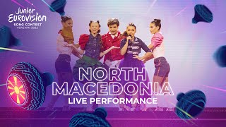 Lara feat Jovan amp Irina  Životot E Pred Mene  LIVE  North Macedonia 🇲🇰  JESC2022 [upl. by Eoin447]