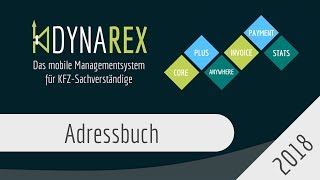 Adressbuch in DYNAREX [upl. by Nivlek]