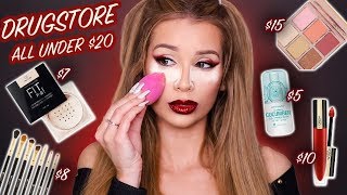 NOTHING OVER 20 DRUGSTORE VALENTINES Makeup Tutorial [upl. by Watkin]