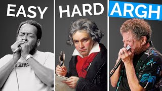 10 Songs That Taught Me Harmonica Easy to Hard [upl. by Yelha]