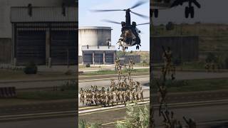 65000 Iranian Troops Jump Over A Cargo Helicopter To A Heavy Entery In Isreali Military Gta5 [upl. by Dougall]