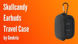 Skullcandy OnEar Headphones Travel Case Hard Shell Headset Carrying Case  Geekria [upl. by Gloria]