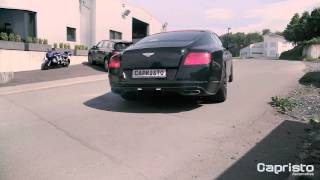 BENTLEY GT Speed W12 CAPRISTO exhaust [upl. by Leonor]