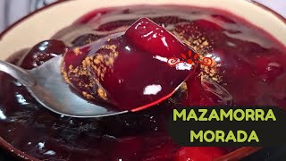 Mazamorra morada postres postressaludables postresfaciles postressinhorno recetasfaciles [upl. by Fisher170]