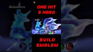 Set emblem amp Build 5Hero One Hit mobilelegends mllbcreatorcamp mlbb mlcreatorcamp mlbbmcc [upl. by Iduj]