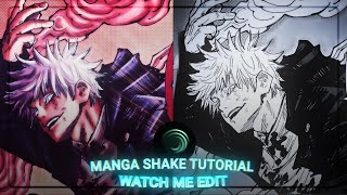 Manga Shake Tutorial Alight Motion Preset [upl. by Otcefrep135]