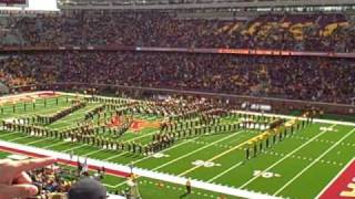 University of Minnesota Rouser U of M Marching Band at 2009 Homecoming Football Game at TCF Stadium [upl. by Latnahs]