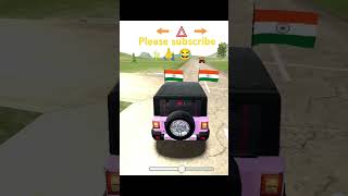 Indian car simulator 3dtrending viralvideo ytshorts video thar cartoon car viralshorts [upl. by Ithnan]