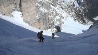 Sci Alpinismo  Forcella Colfiedo Croda Rossa dAmpezzo [upl. by Ciro]