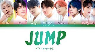 BTS  JUMP 방탄소년단  JUMP Color Coded LyricsHanRomEng가사 [upl. by Acined]