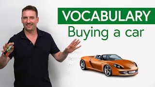 Learn English Vocabulary Buying a Car [upl. by Sayers673]