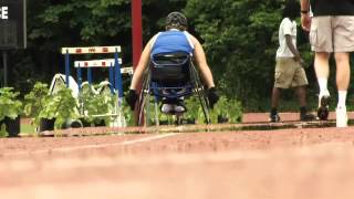 Adapted High School Wheelchair Track and Field [upl. by Elleirol]