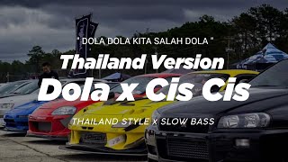 DJ DOLA X CIS CIS THAILAND STYLE x SLOW BASS quot DOLA DOLA KITA SALAH DOLA quot by ANGGA DERMAWAN [upl. by Massimo]