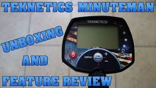 Metal Detecting The Ameritek Minuteman  Unboxing and Feature Review [upl. by Adiel]