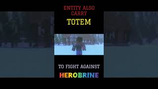 ENTITY ALSO NEED  TO FIGHT AGAINST HERO BRINEminecraftanimationfunntherobrineshortsviralshort [upl. by Nivan894]