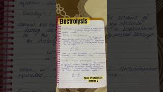 Electrolysis faradays first and second law [upl. by Winston]