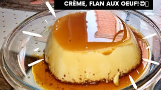 Comment faire une Crème Aux Oeufs Flan aux Oeufs FACILE RAPIDE INRATTABLE [upl. by Dolphin]