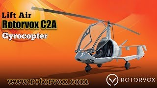 RotorVox Rotorvox autogyro Rotorvox C2A gyroplane from Rotorvox by  Liftair [upl. by Arreic]