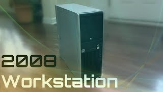 2008 Workstation  HP xw4600 [upl. by Pascal725]