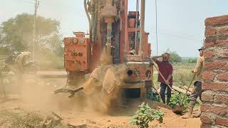 Step Into Step Borewell Drilling 120 Feet Drilling 20hp Water Checking Coconut Faild Point [upl. by Nerrat731]