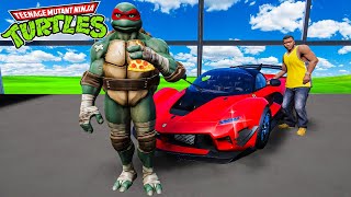 Stealing Cars from Ninja Turtles in GTA 5 [upl. by Atnohs826]