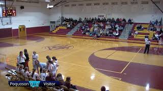 Girl’s Basketball Poquoson vs Jamestown [upl. by Culberson]