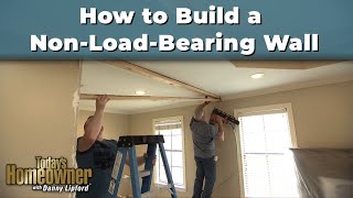 How to Build a NonLoadBearing Wall [upl. by Favrot125]