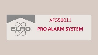 Het ELRO Pro Alarmsysteem installeren AP5500 [upl. by Inahpets]