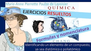 ⚗️identificar elementos compuestos diatómicos y poliatómicos FORMULACIÓN Y NOMENCLATURA QUÍMICA [upl. by Madoc121]