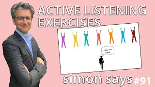 Active Listening Exercises  Simon Says 91 [upl. by Aluap]