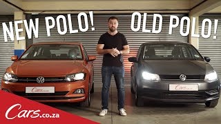 2018 VW Polo vs 2017 VW Polo  Sidebyside comparison [upl. by Barraza]