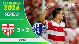 CRB 3 X 2 PAYSANDU  GOLS  30ª RODADA BRASILEIRÃO SÉRIE B 2024  geglobo [upl. by Disraeli]