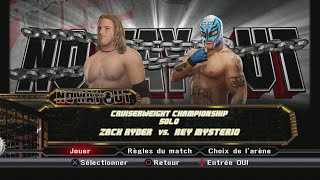 WWE SMACKDOWN VS RAW 2009 ZACK RYDER VS REY MYSTERIO PS3 [upl. by Bertolde]