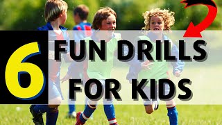 🎯How to Coach Soccer for U5 U6 U7 Age Groups  6 Fun Drills For Kids 2021 [upl. by Nosae30]