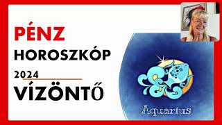 Vízöntő horoszkóp 2024 pénzügyek szerencse horoszkóp [upl. by Nyrek759]