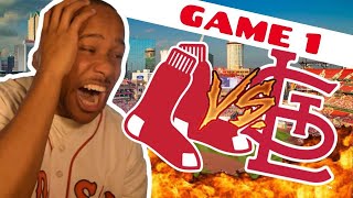 back under 500  RED SOX VS CARDINALS GAME 1 HIGHLIGHTS FAN REACTION [upl. by Rehtnug]