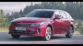 2017 Kia Optima Sportswagon Exterior interior and drive [upl. by Ymmot104]