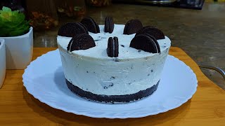 Oreo Cheesecake Recipe  No Bake Cheesecake  No Gelatine Cheesecake [upl. by Damiano632]