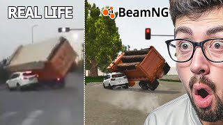 ACCIDENTES BASADOS EN LA VIDA REAL 😱  BeamNG Drive 6 [upl. by Baldwin939]