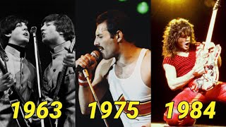 One Rock Song From Every Year The Last 75 Years 19492023 [upl. by Airdnaxela]