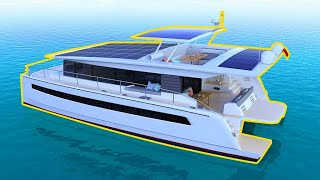 Inside Silent Yachts – Pure Electricity Powered Catamarans [upl. by Ahtilat287]