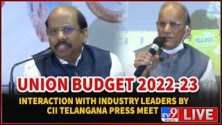 Union Budget 202223 LIVE  Interaction With Industry Leaders By FTCCI Telangana  TV9 [upl. by Rihat]