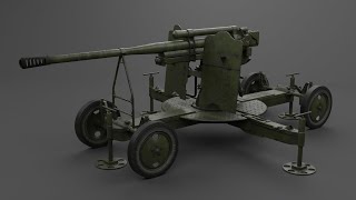 85 mm Air Defense Gun M1939 52K [upl. by Temhem]