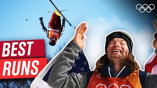 Unbelievable ski halfpipe runs at PyeongChang 2018 ⛷ [upl. by Nannette508]